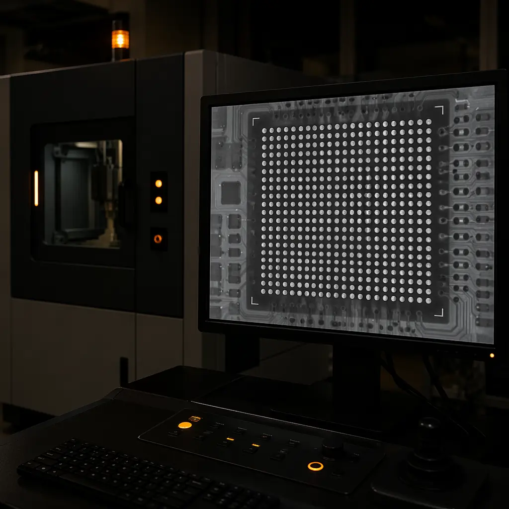 X-ray inspection of BGA solder joints