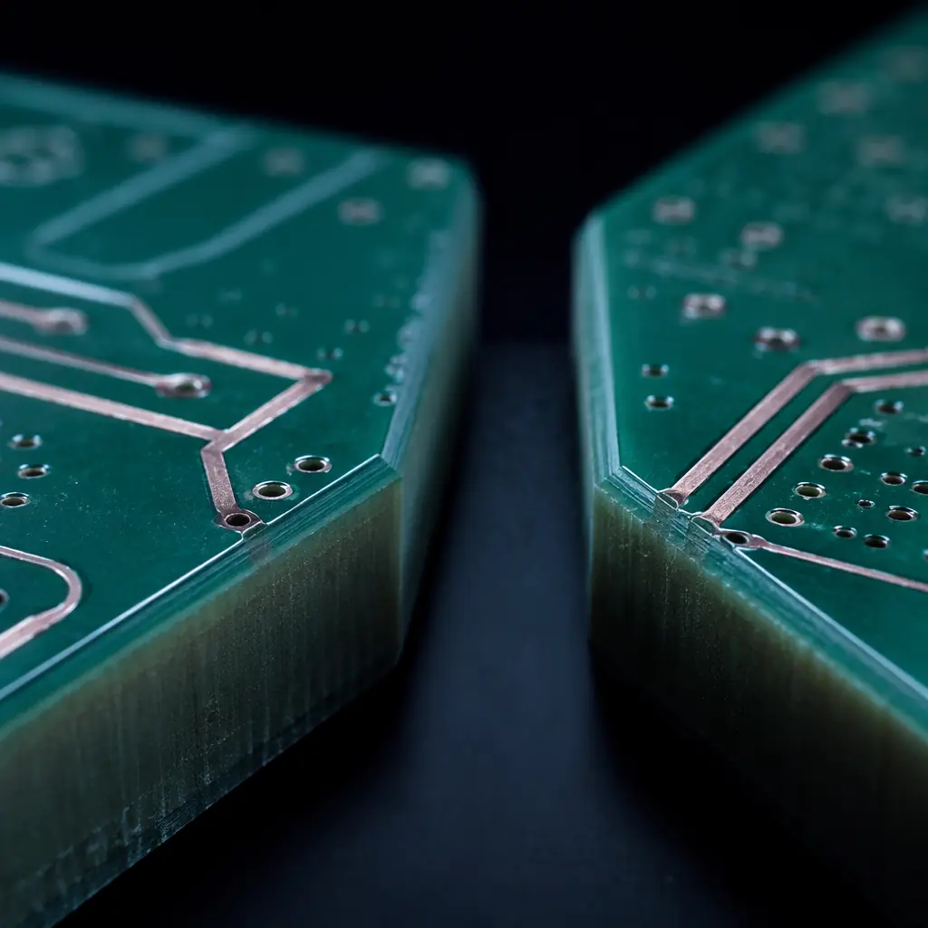 High-voltage PCB with wide creepage slots for 800V BMS isolation