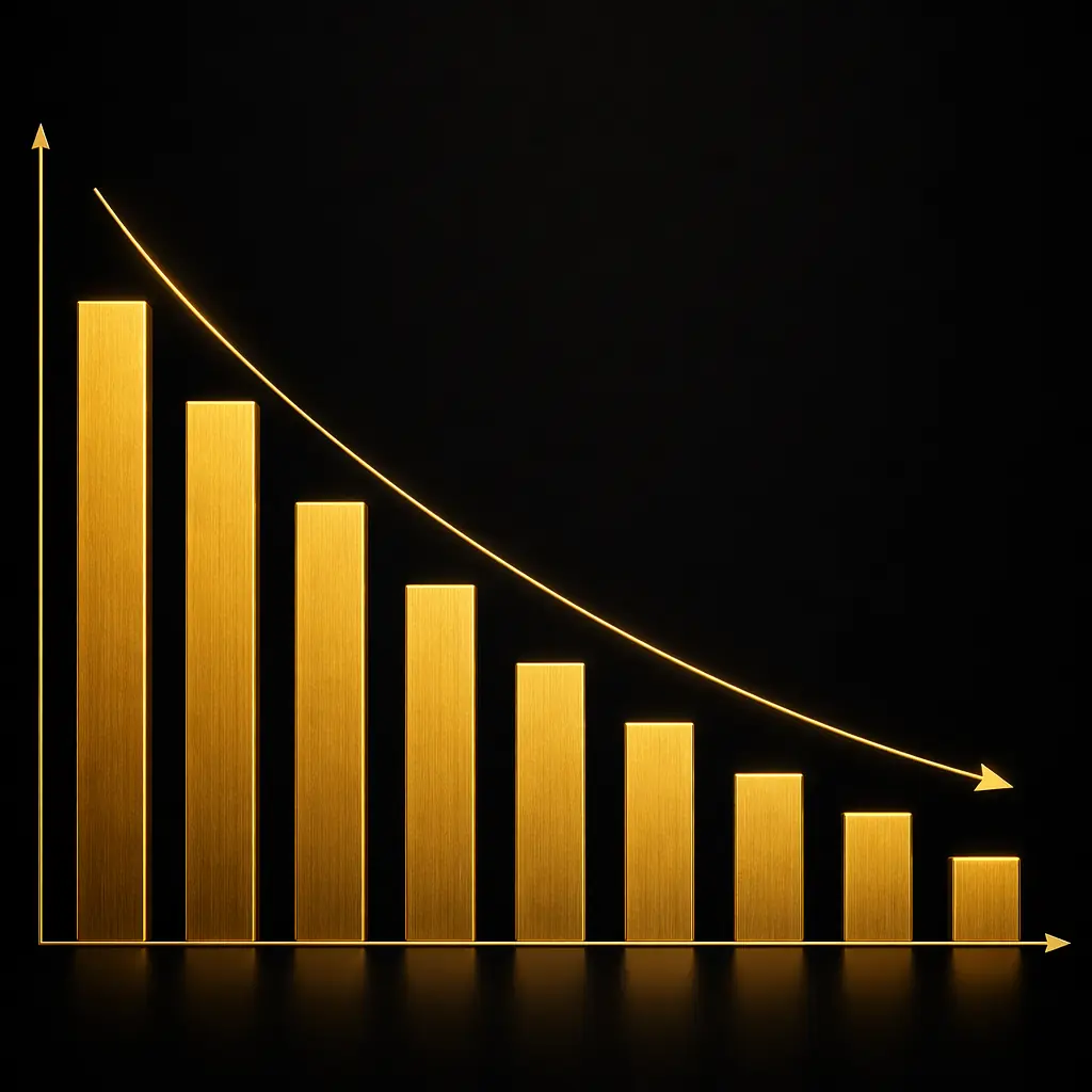 Cost per unit chart