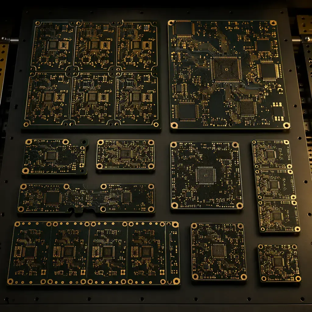 PCB manufacturing cost breakdown visualization showing layers, materials, and process factors