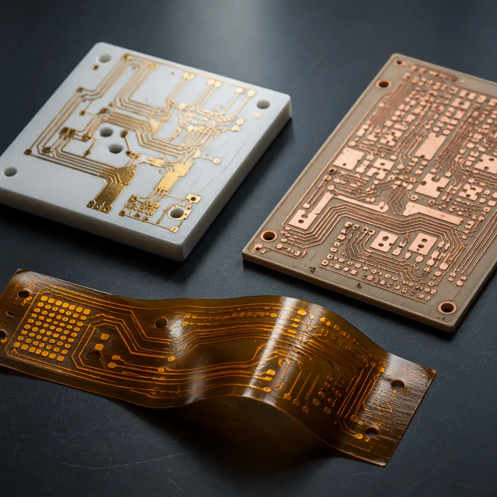 Ceramic vs PTFE vs Polyimide PCB Substrates