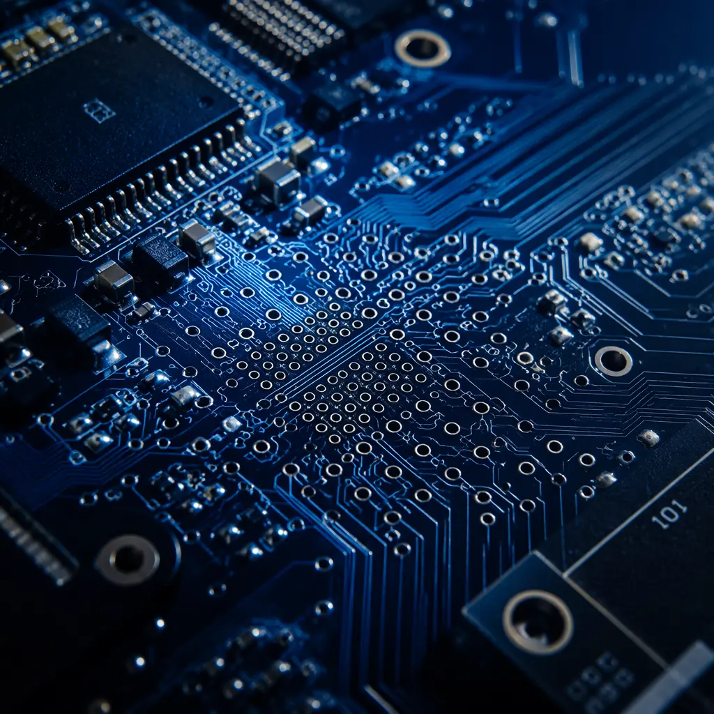 HDI PCB with microvias and fine traces