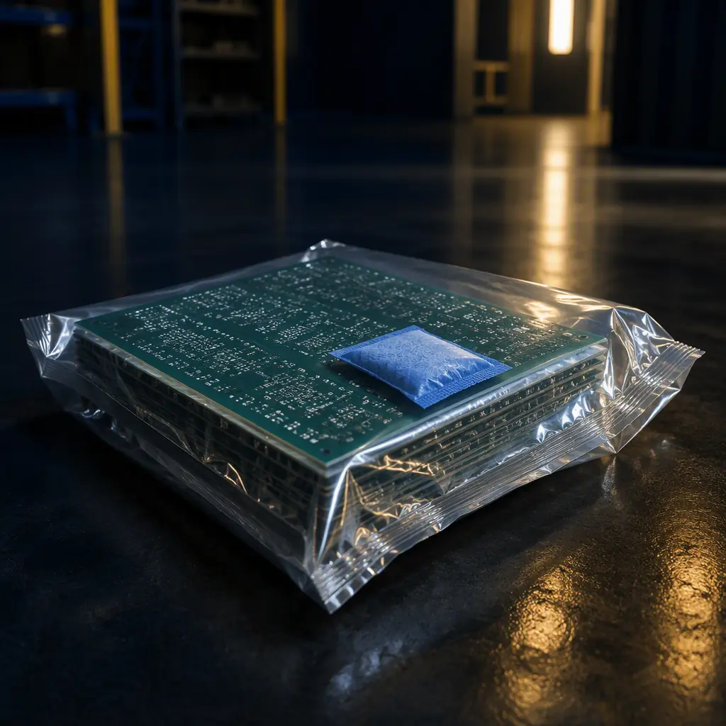 PCB Storage & Moisture Control — IPC-1601, MSD/DSD Handling & Dry Packing Guide
