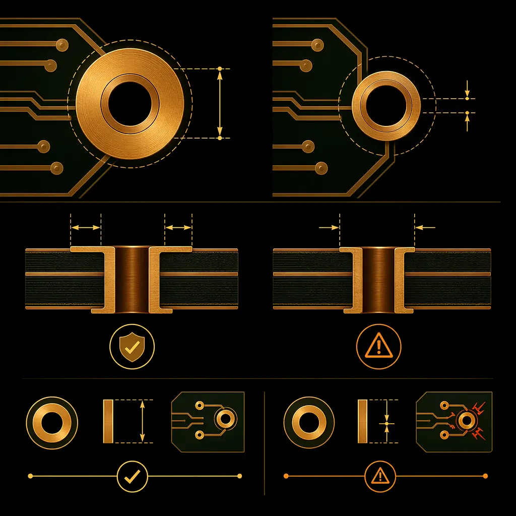 Annular ring design comparison