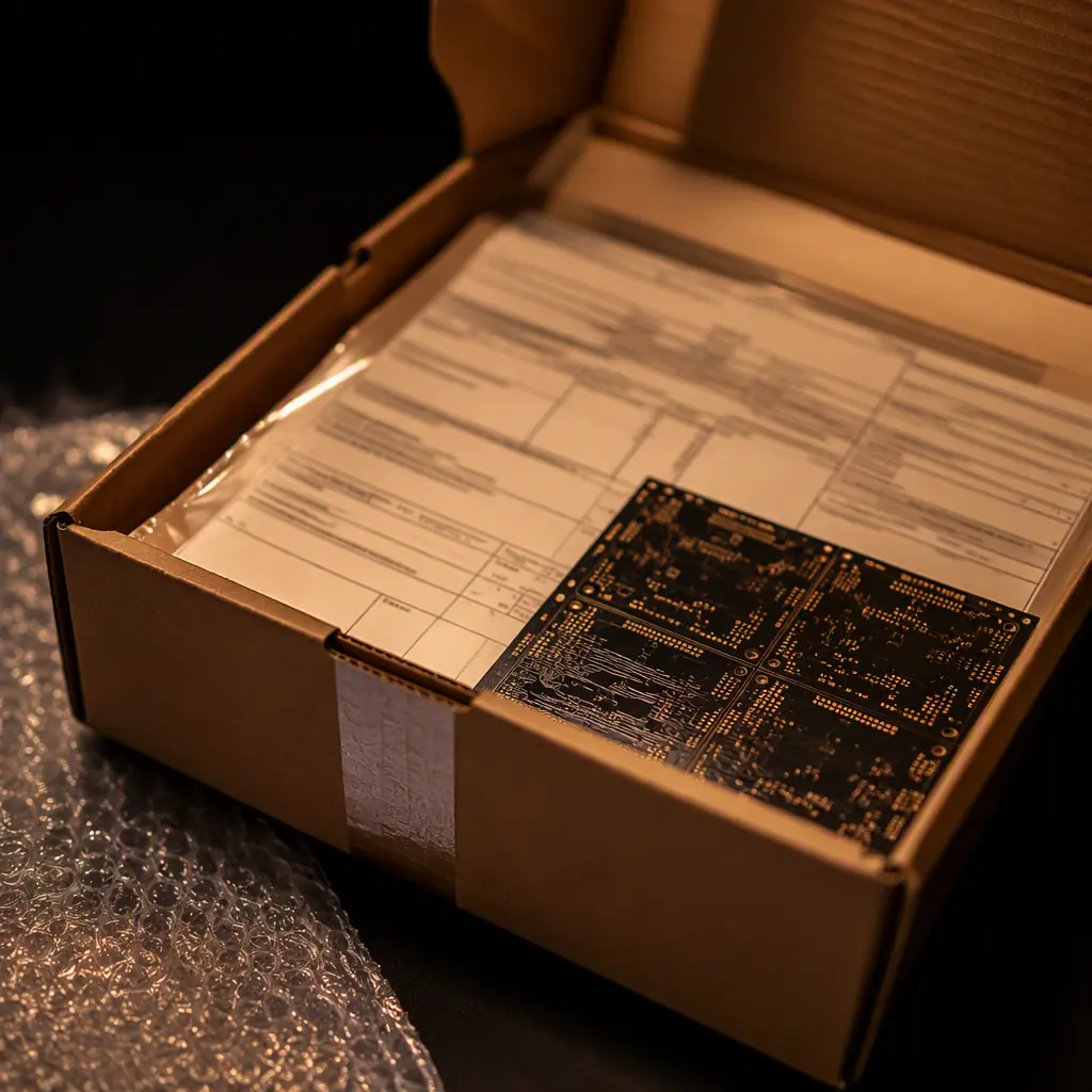 Side-by-side comparison of US and EU import documents, customs forms and tariff schedules for electronics
