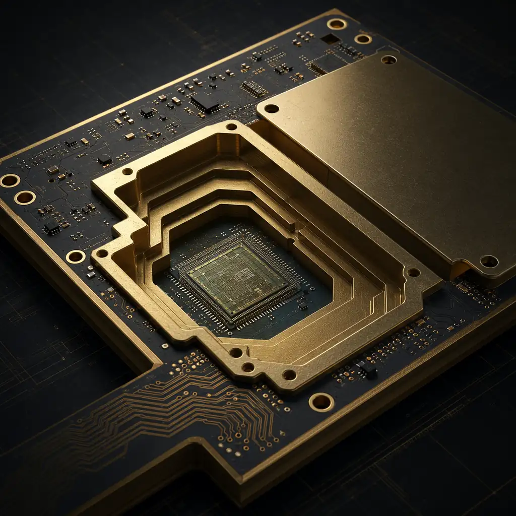 Cavity PCB embedded component