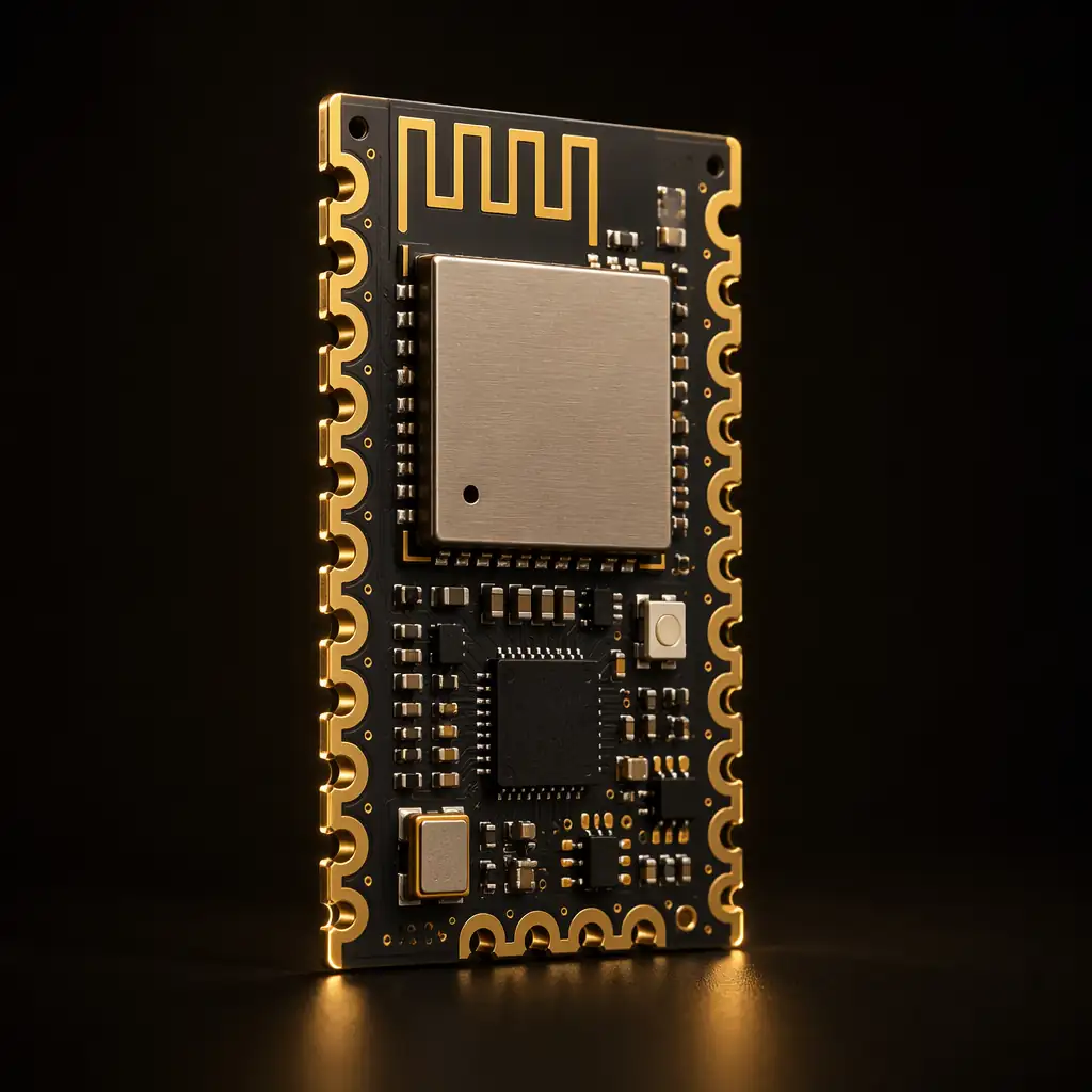 Edge-plated castellated PCB