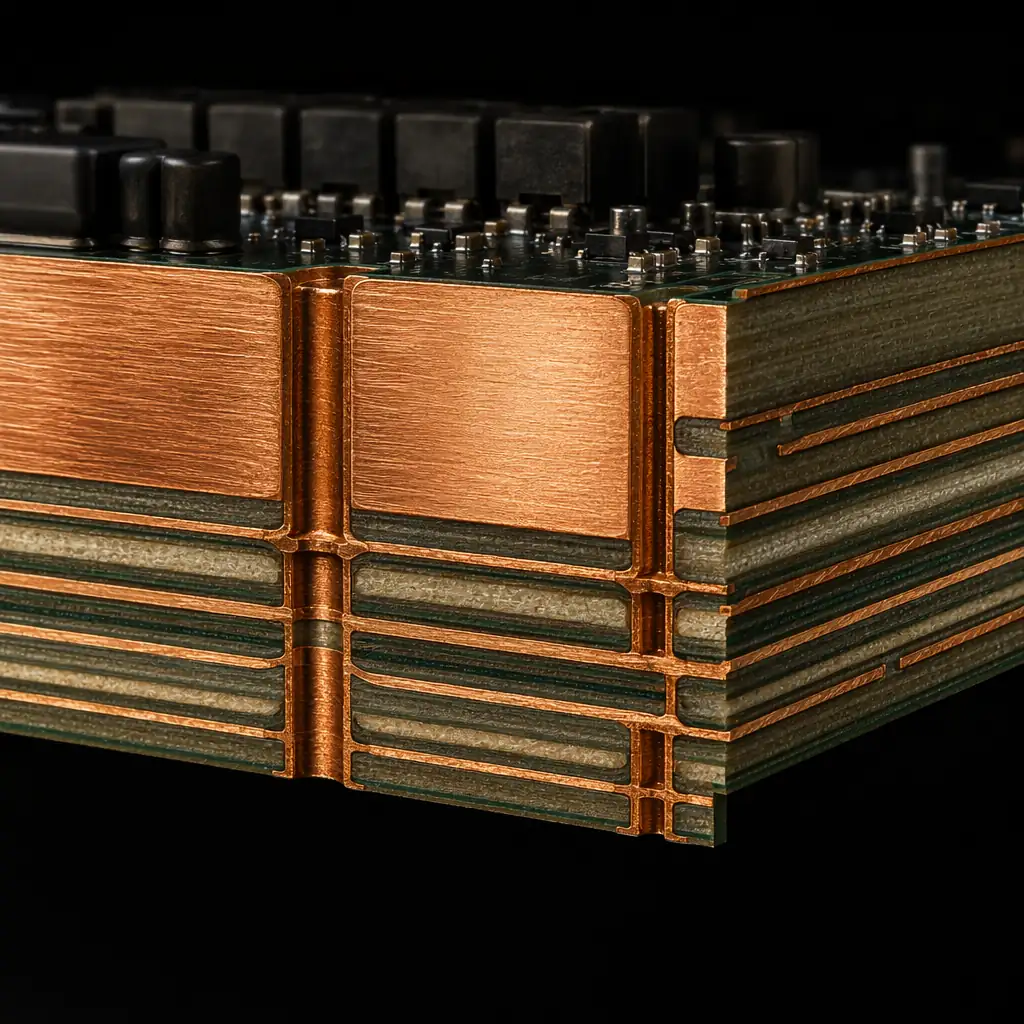 Mixed-weight copper PCB
