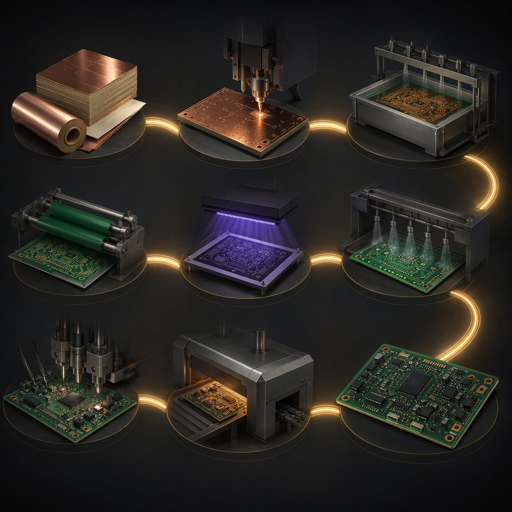 PCB manufacturing flow