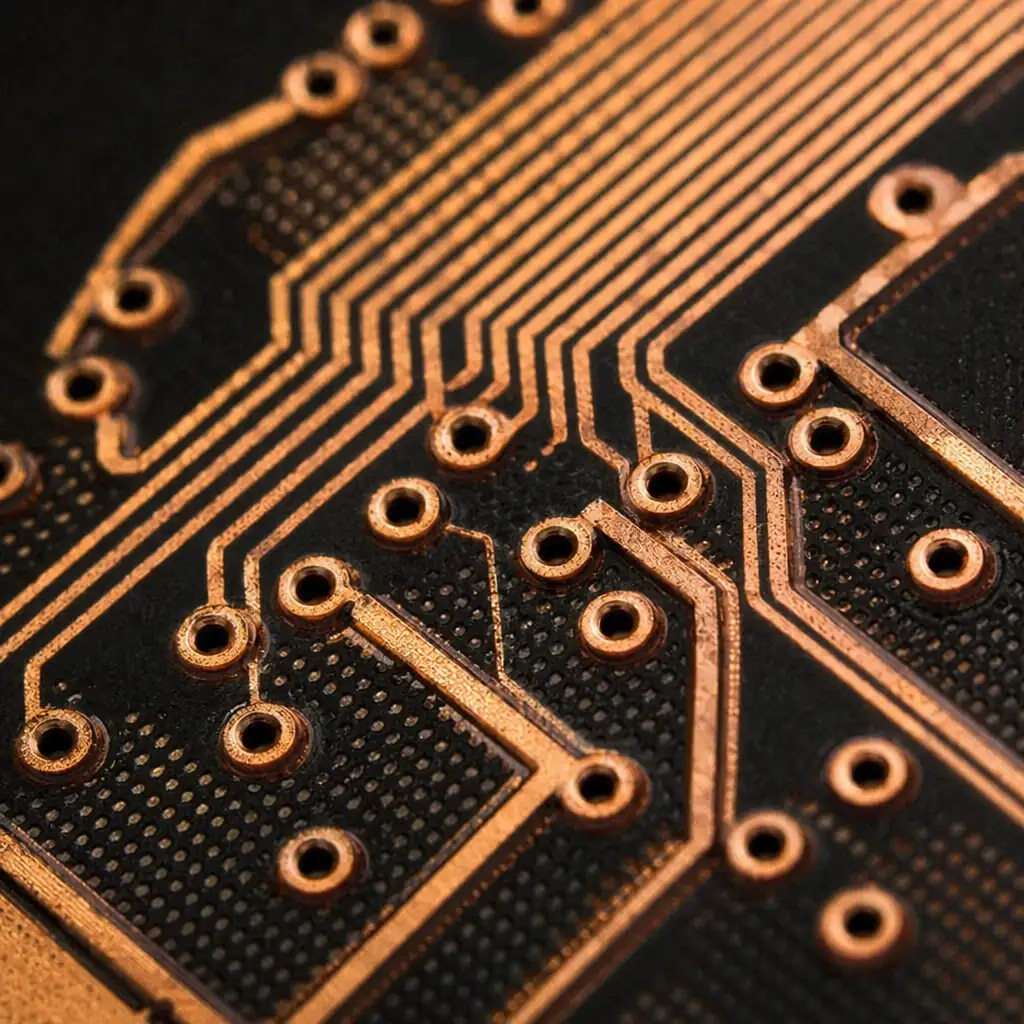 HDI PCB microvia laser drill detail