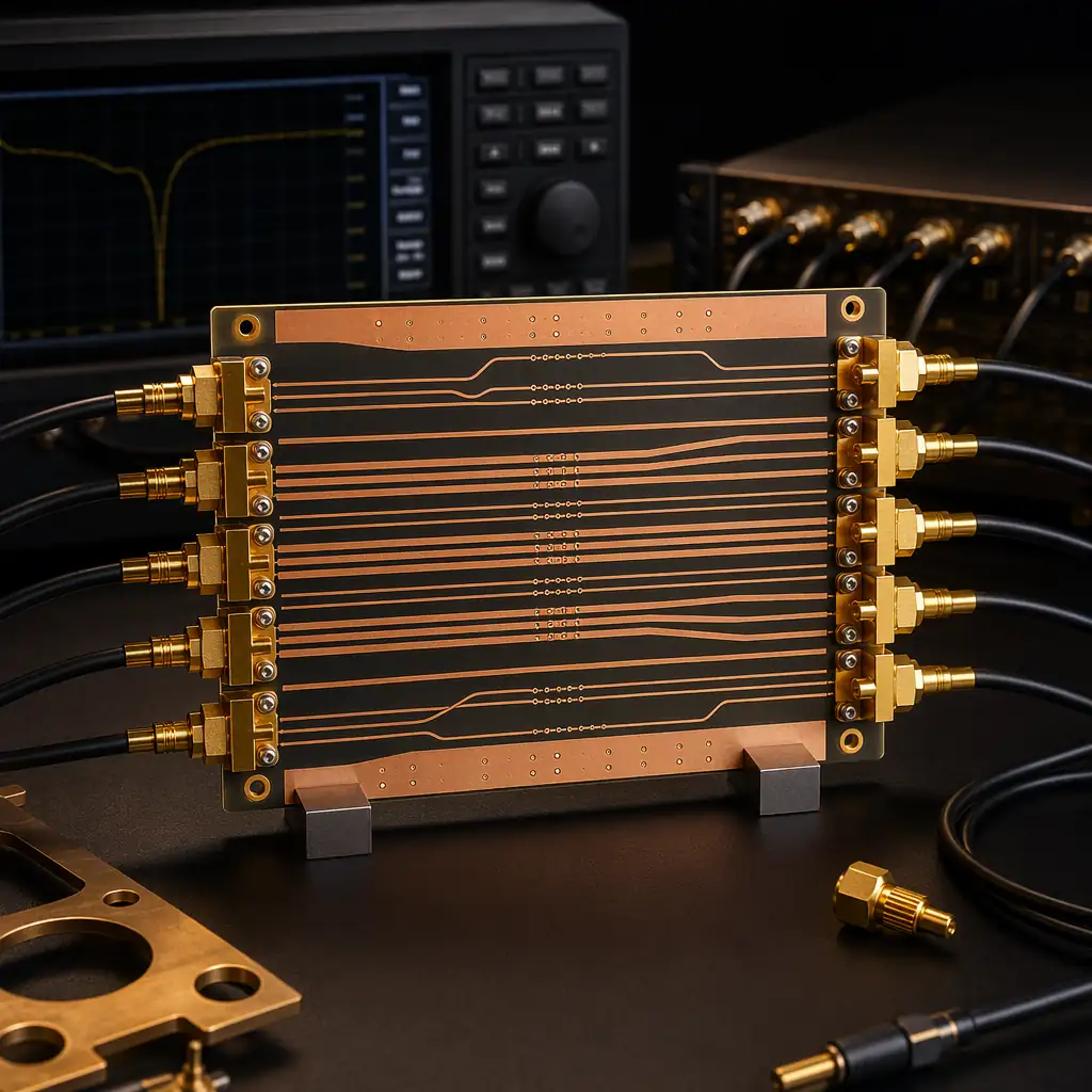 TDR impedance test coupon