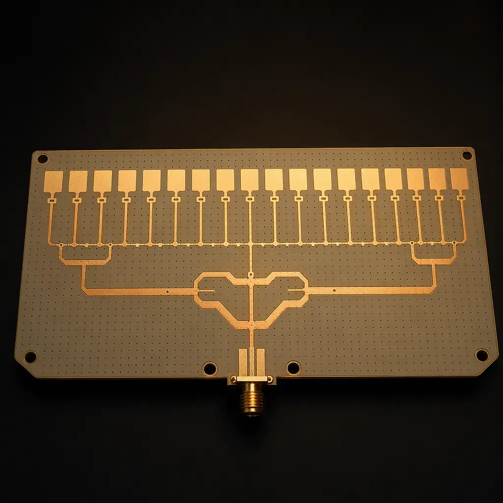 mmWave antenna array PCB