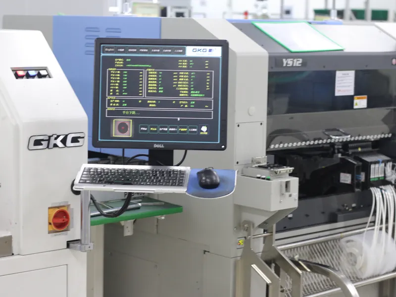 GKG printer and Yamaha YS12 line at Huaxing